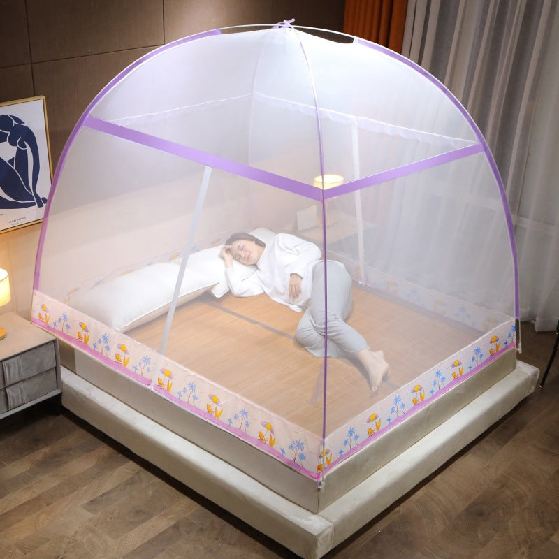 Installation-free Yurt Mosquito Net Household Encryption Folding Mosquito Net