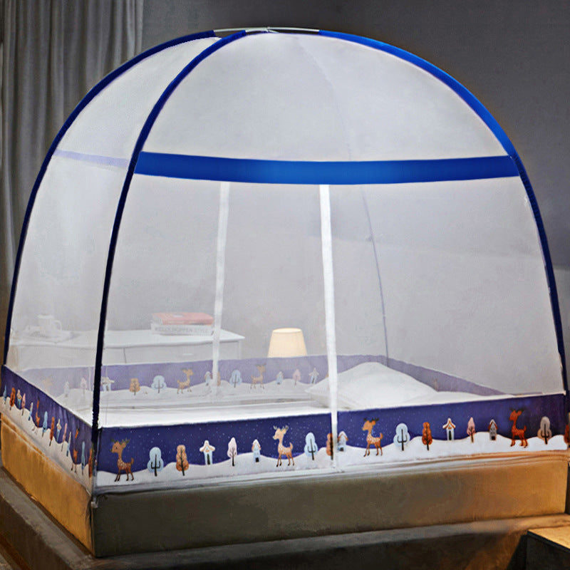 Installation-free Yurt Mosquito Net Household Encryption Folding Mosquito Net