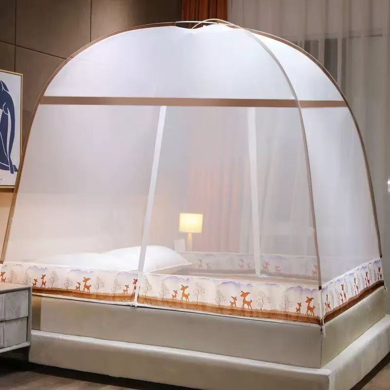 Installation-free Yurt Mosquito Net Household Encryption Folding Mosquito Net