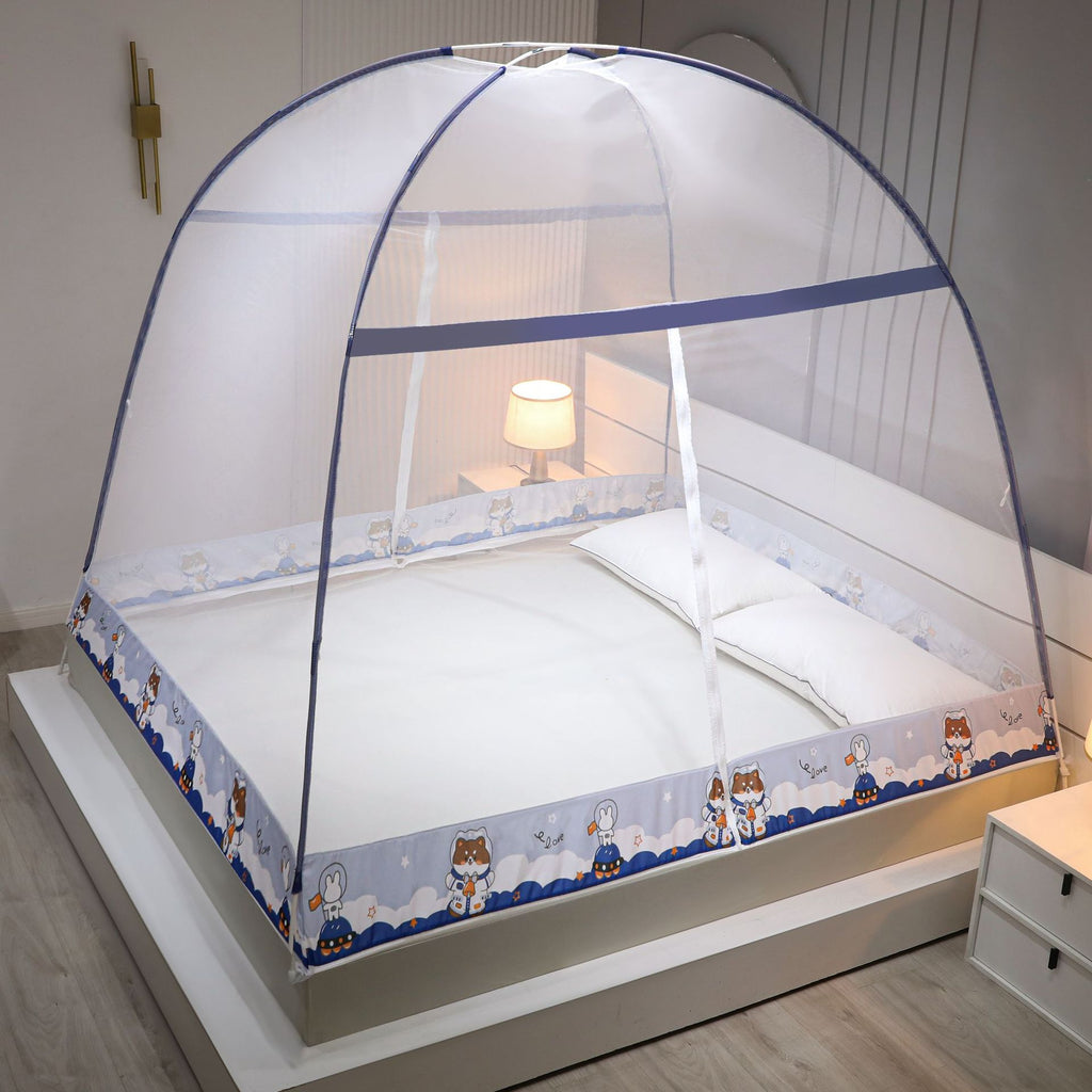 Installation-free Yurt Mosquito Net Household Encryption Folding Mosquito Net