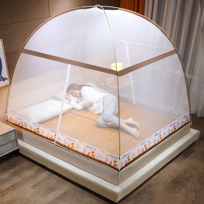 Installation-free Yurt Mosquito Net Household Encryption Folding Mosquito Net