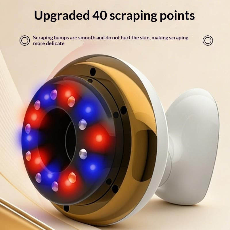 Electric Gua Sha Board Beauty Massager Cupping Device Electric Meridian Brush Home Abdominal Massage Gua Sha Board Massager