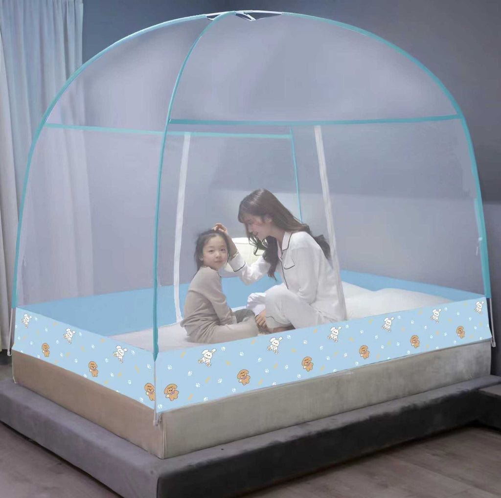 Installation-free Yurt Mosquito Net Household Encryption Folding Mosquito Net