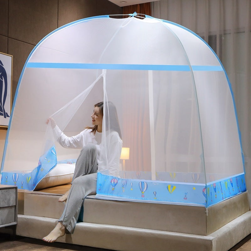 Installation-free Yurt Mosquito Net Household Encryption Folding Mosquito Net
