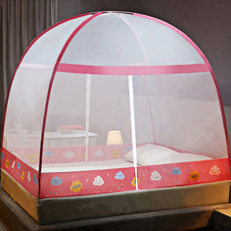 Installation-free Yurt Mosquito Net Household Encryption Folding Mosquito Net