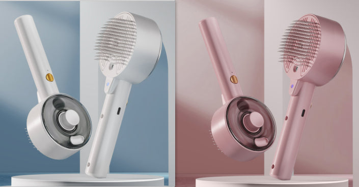 Animal Hair Remover Brush Dog And Cat Steam Brush Pet Self Cleaning Dog Brush Grooming Removes Cat Hairs Cat Dog Accessories Pet Products